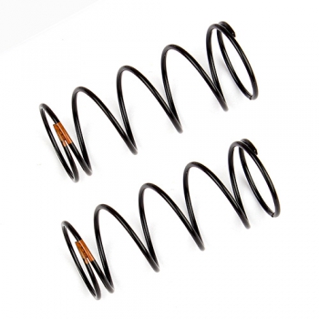 #91836 - Front Shock Springs, orange, 5.10 lb/in, L44 mm - Team Associated